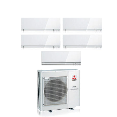 climatizzatore condizionatore mitsubishi electric penta split inverter serie kirigamine zen white msz ef 9_9_9_9_15 con mxz 5f102vf r 32 wi fi integrato colore bianco 9000_9000_9000_9000_15000