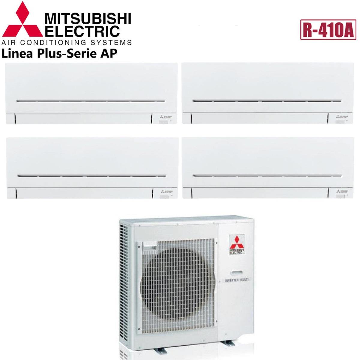climatizzatore condizionatore mitsubishi electric quadri split inverter serie ap 7_9_9_12 con mxz 4e72va r 410 wi fi 7000_9000_9000_12000 new 2018