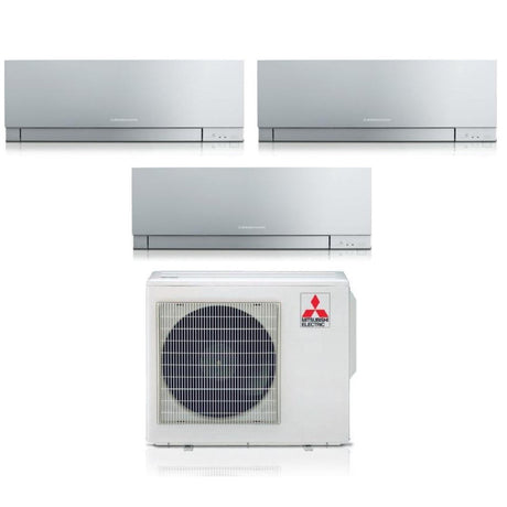 climatizzatore condizionatore mitsubishi electric trial split inverter serie kirigamine zen silver msz ef 9_9_9 con mxz 3f54vf r 32 wi fi integrato colore argento 9000_9000_9000