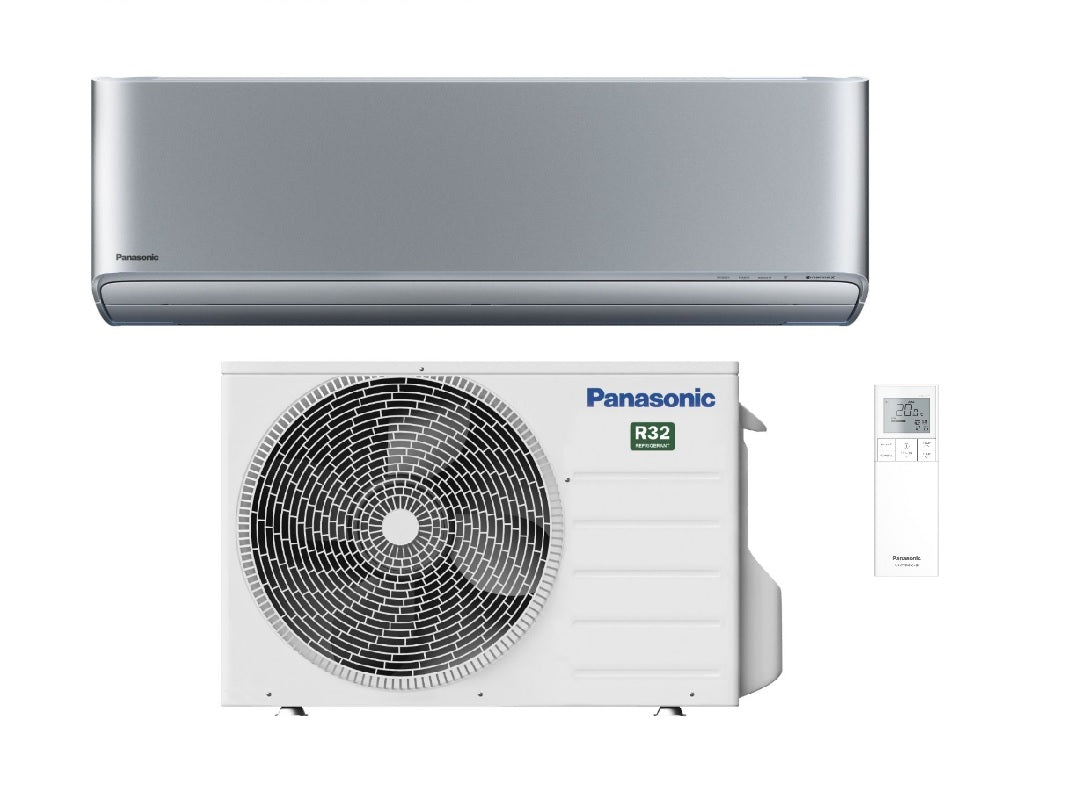 climatizzatore condizionatore panasonic inverter serie etherea silver 9000 btu cs xz25zkew r 32 wi fi integrato a___ a__