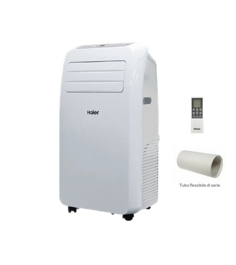 climatizzatore condizionatore portatile haier 9000 btu caldo freddo am09aa1gaa classe a