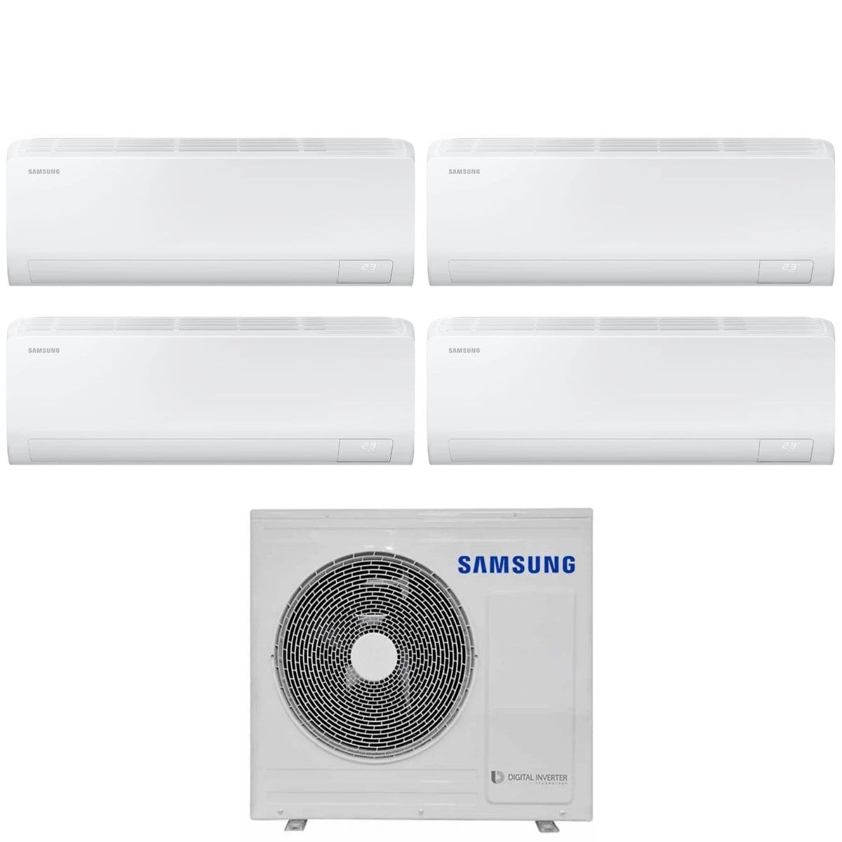 climatizzatore condizionatore quadri split inverter samsung serie cebu 9000_9000_9000_12000 btu con aj080txj4kg wi fi 9_9_9_12 novita