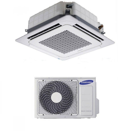 climatizzatore condizionatore samsung inverter mini cassetta a 4 vie 12000 btu ac035mnndkh classe a__ a_ con comando wireless