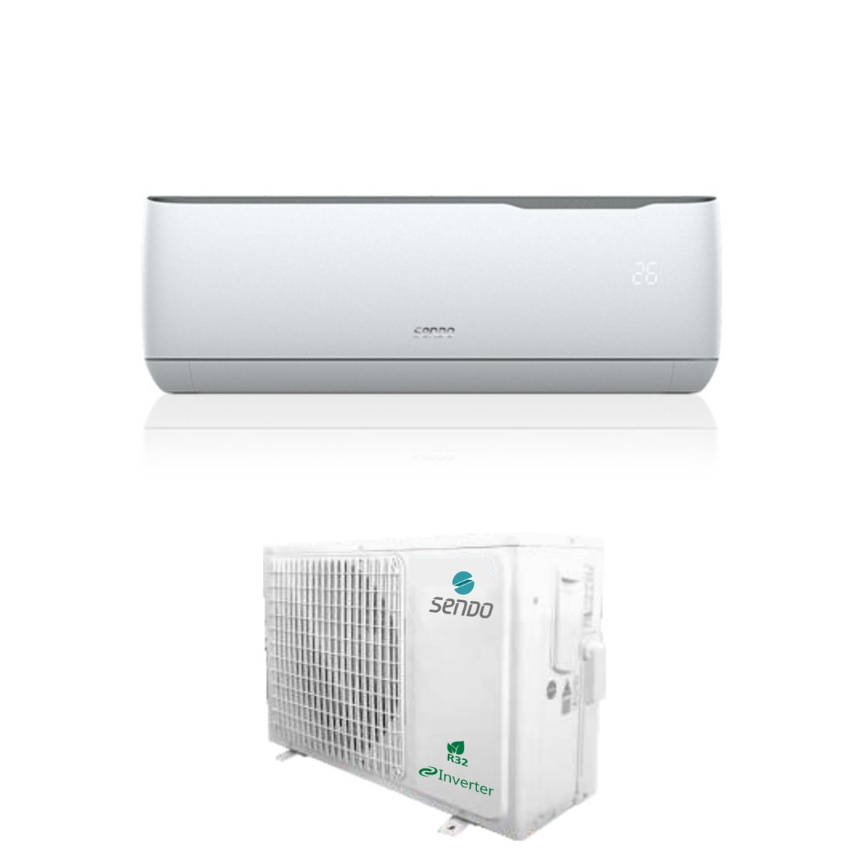 climatizzatore condizionatore sendo inverter serie aeolos 18000 btu snd 18alsi id r 32 wi fi integrato