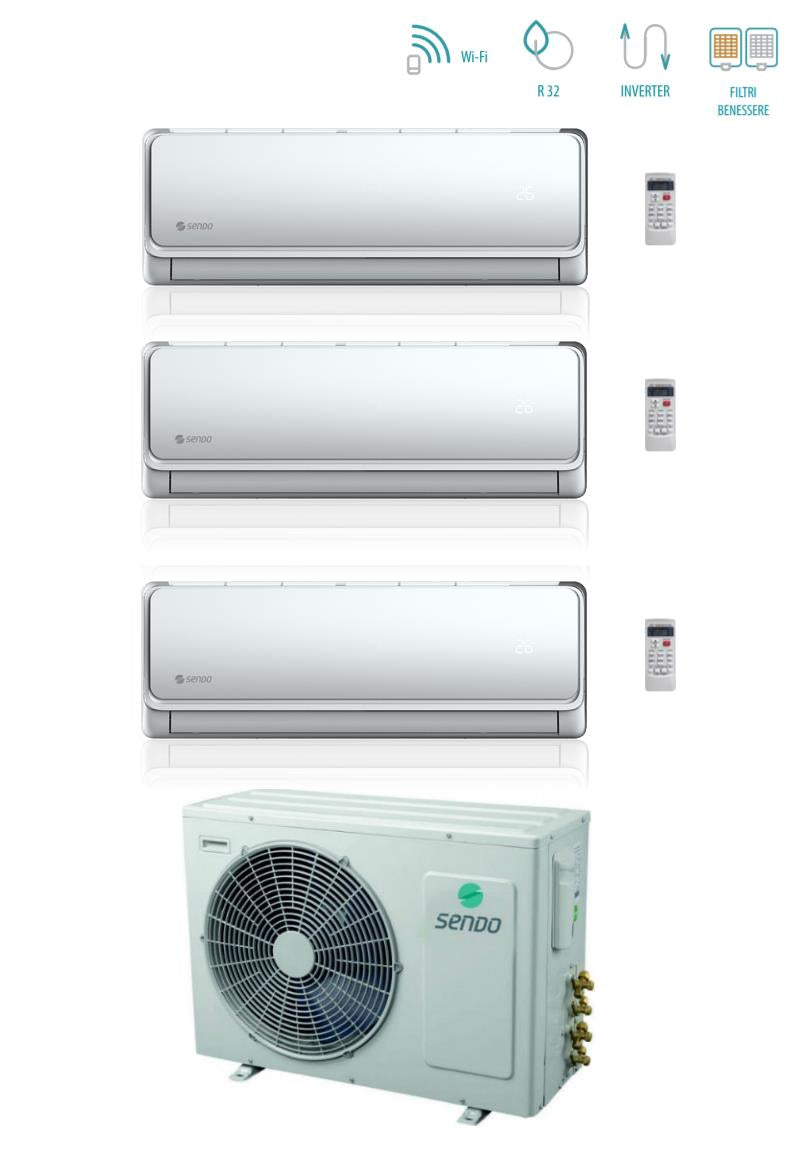 climatizzatore condizionatore trial split inverter sendo ikaros l 9000_9000_12000 con sfm 21ou3 au2 r 32 wi fi integrato