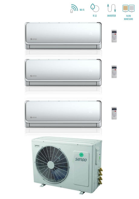 climatizzatore condizionatore trial split inverter sendo ikaros l 9000_9000_12000 con sfm 21ou3 au2 r 32 wi fi integrato