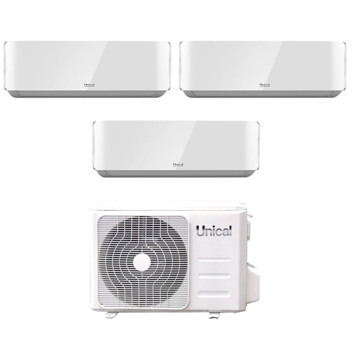 climatizzatore condizionatore unical trial split inverter serie air cristal 10_10_10 con kmx3 21he r 32 wi fi optional 10000_10000_10000