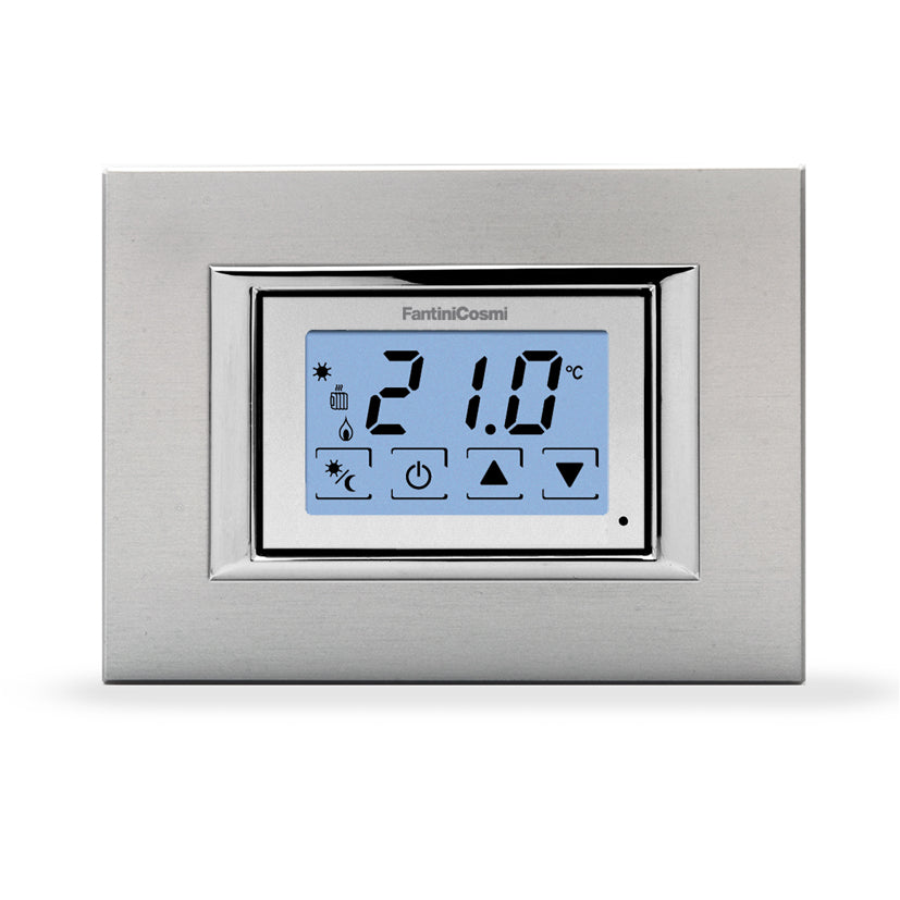 cronotermostato termostato elettronico touchscreen da incasso fantini cosmi ch123ts con cover colorate