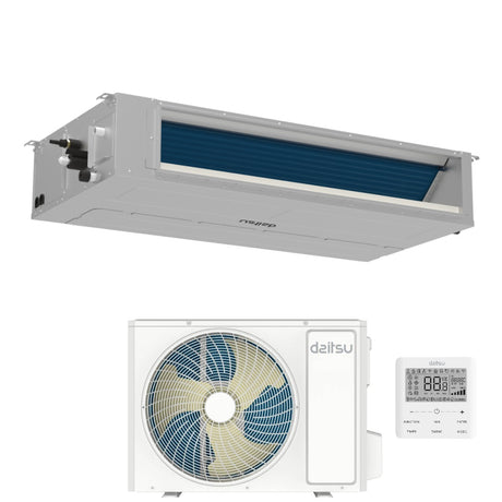 daitsu condizionatore canalizzato daitsu 36000 btu acd36kdbs monofase r 32 wi fi integrato con comando a filo