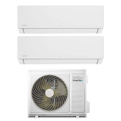 daitsu condizionatore dual split daitsu artic pro 1212 con dosm 18kdt 3 r 32 wi fi integrato