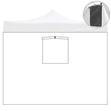 divina garden telo laterale per gazebo market pro 3x2 con finestra avvolgibile richiudibile bianco ean 8056157808886