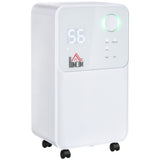 easycomfort deumidificatore portatile da 16l 4 modalita e 2 velocita timer 24h 28x20x50.5cm bianco