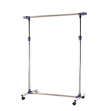 easycomfort easycomfort appendiabiti stender porta abiti singolo per vestiti in acciaio inox su ruote larghezza e altezza regolabili ean 8054111842938