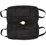 easycomfort easycomfort base per ombrellone a sacco riempibile con 50 kg di sabbia in plastica e tessuto oxford 50x25x18 cm nero