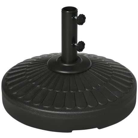 easycomfort easycomfort base per ombrellone da giardino di diametro 38 48 mm con riempimento laterale 48 5x36 cm