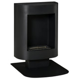 easycomfort easycomfort camino a bioetanolo con serbatoio da 1 5l copertura fino 20 46 5x53x65cm nero
