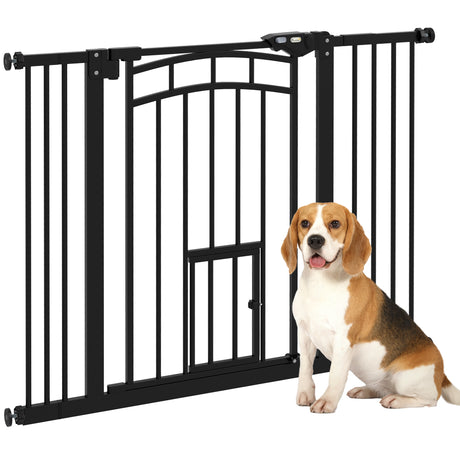 easycomfort easycomfort cancellino per cani taglia piccola e media con chiusura automatica in acciaio e pa 74 100x76 cm nero