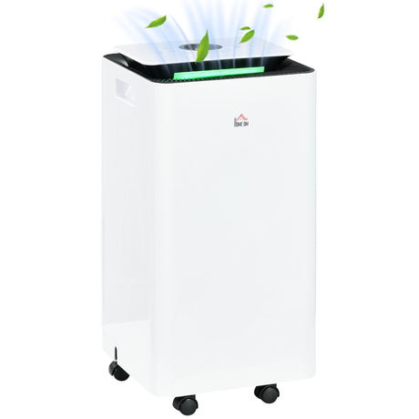 easycomfort easycomfort deumidificatore da 12l in abs con 5 modalita 2 velocita e timer da 24h 25x25x50 5 cm bianco e nero