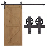 easycomfort easycomfort kit porta scorrevole 100kg max in acciaio con binario ganci fermi viti e bulloni 183x4x0 6 cm