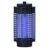 easycomfort easycomfort lampada antizanzare elettroinsetticida con luce uv per interno ed esterno 11x11x26 cm nero