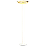 easycomfort easycomfort lampada da terra moderna con luce dimmerabile con interruttore a pedale e 3 luminosita oro