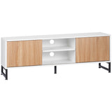 immagine-1-easycomfort-easycomfort-mobile-tv-moderno-50-max-in-truciolato-e-acciaio-con-2-ripiani-aperti-e-2-armadietti-chiusi-120x39-5x45-cm