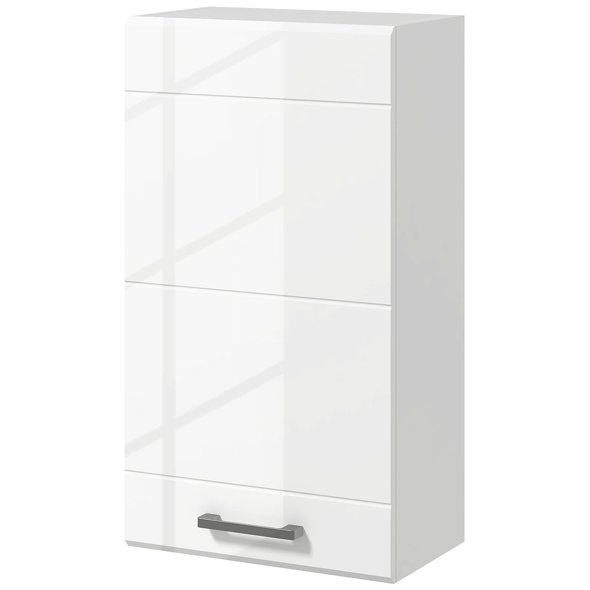 easycomfort easycomfort mobiletto bagno in mdf a muro con 3 ripiani e ripiano superiore regolabile 37x22 5x70 cm bianco
