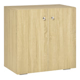 easycomfort easycomfort mobiletto multiuso a 2 ante mobiletto soggiorno o ufficio in legno con maniglie in alluminio 70x39x70cm