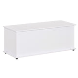 easycomfort easycomfort panca contenitore multiuso in legno truciolare con coperchio apribile per camera e ingresso 100x40x40cm bianco