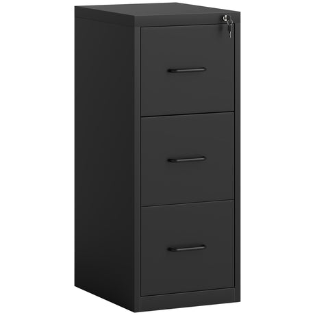 easycomfort easycomfort schedario portadocumenti minimal a 3 cassetti con barra regolabile in acciaio 36 5x46 2x99 cm nero