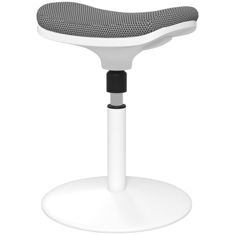 easycomfort easycomfort sgabello ergonomico e imbottito ad altezza regolabile con inclinazione a 5 41 5x41 5x51 5 71 5 cm grigio
