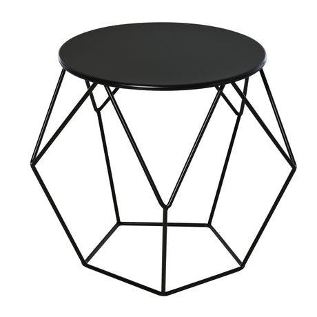 easycomfort easycomfort tavolino da caffe salotto design nordico minimalista geometrico ampio piano acciaio 54x54x44cm ean 8054144130392