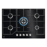 electrolux piano cottura a gas electrolux serie 600 steppower kgg75362k 5 fuochi l74xp51 nero ean 7332543836901