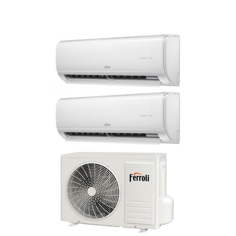 ferroli climatizzatore condizionatore dual split inverter ferroli giada m 1200012000 btu con 21 3 wi fi integrato alexa e google home 1212 novita