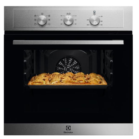 forno elettrico ventilato ad incasso electrolux eoh2h00bx 58 litri classe energetica a 60 cm serie 300 aquaclean anti impronta inox 38197