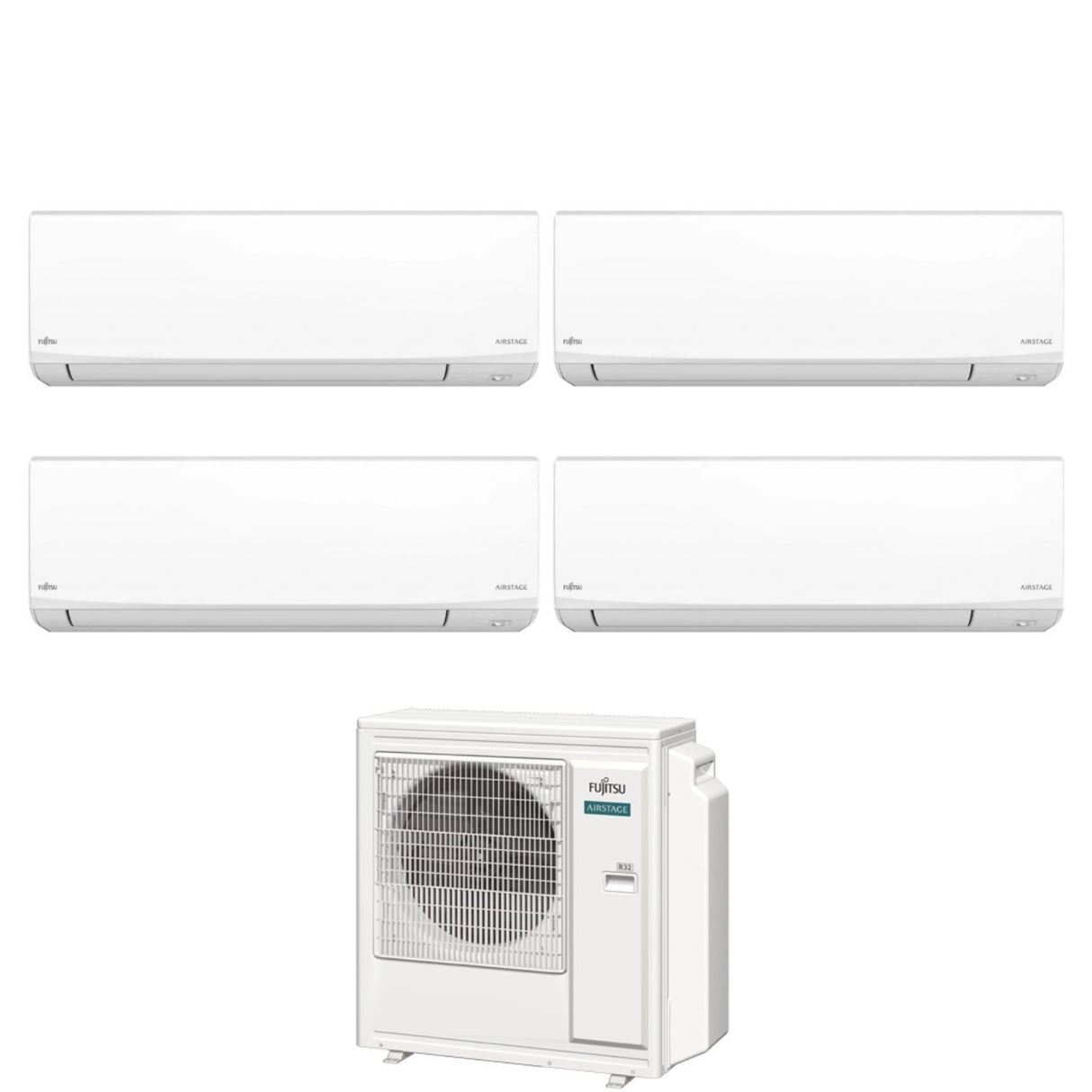 fujitsu condizionatore quadri split fujitsu kj white 991414 con aoeg30kbta4 r 32 wi fi integrato