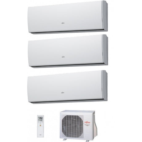 fujitsu trial split parete inverter serie slide lu 9_12_12 con aoyg24lac3 9000_12000_12000