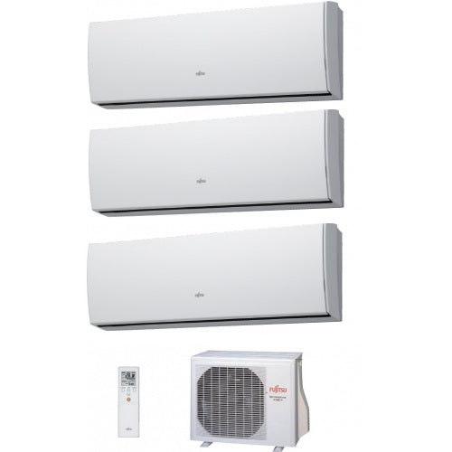 fujitsu trial split parete inverter serie slide lu 9_9_9 con aoyg18lac3 9000_9000_9000