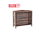 hercules area occasioni 2243 copertura copri unita esterna condizionatore in legno wood 103x52x90 per condizionatori dualtrial e 1800024000 btu