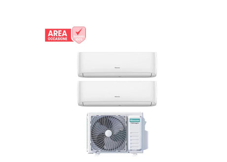 hisense area occasioni 3223 condizionatore dual split hisense hi comfort 99 con 2amw42u4rgc r 32 wi fi integrato