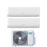 hisense climatizzatore condizionatore hisense dual split inverter serie ecosense 1212 con 2amw52u4rxc r 32 wi fi integrato 1200012000