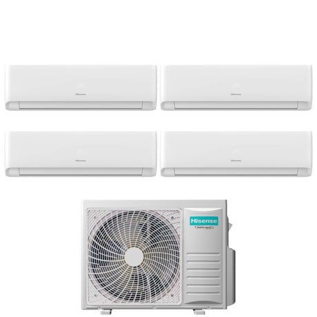 hisense climatizzatore condizionatore hisense quadri split inverter serie ecosense 99918 con 4amw105u4raa r 32 wi fi integrato 90009000900018000