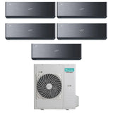 hisense condizionatore hisense penta split inverter energy pro x black 99121212 con 5amw125u4rta r 32 wi fi integrato