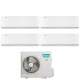 hisense condizionatore hisense quadri split energy pro x 9121218 con 5amw105u4rqc r 32 wi fi integrato