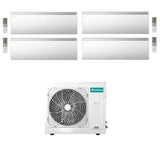 hisense condizionatore quadri split hisense air master 991218 btu con 5amw105u4rqc r 32 wi fi integrato