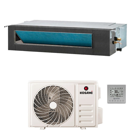 kosami condizionatore canalizzato kosami 24000 btu r 32 wi fi integrato con comando a filo