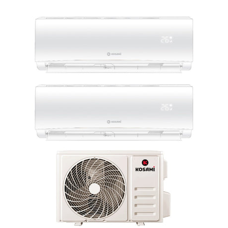 kosami condizionatore dual split kosami paros white 99 con 14 2 r 32 wi fi integrato