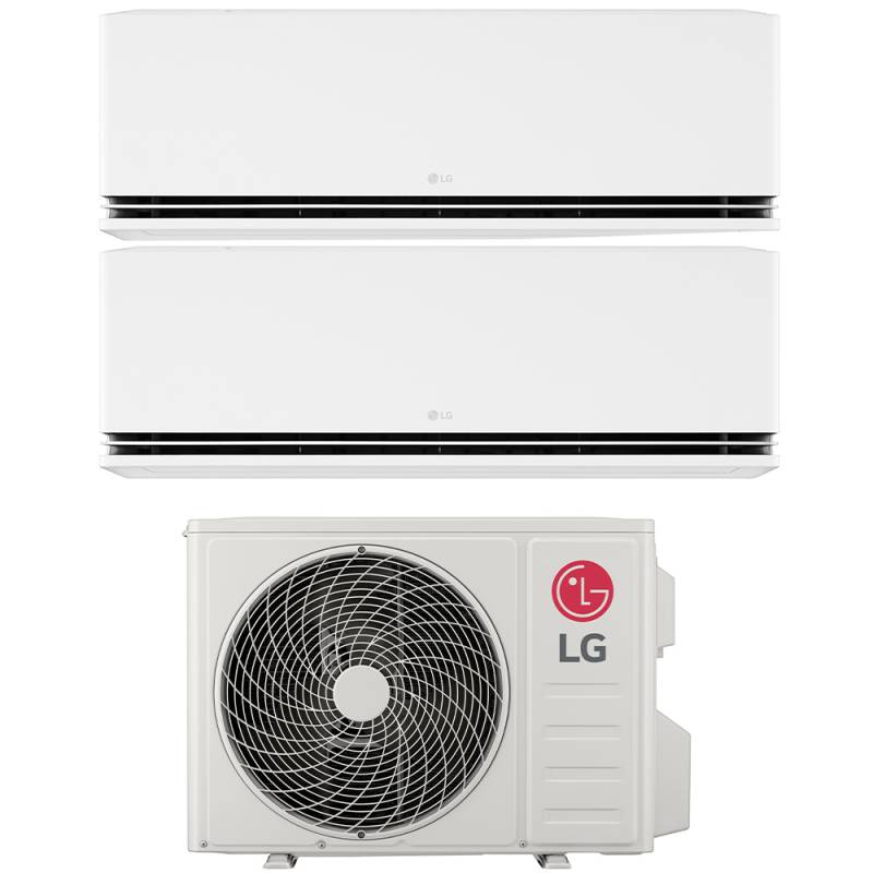 lg climatizzatore condizionatore lg dual split inverter serie dualcool deluxe 912 con mu2r15 r 32 wi fi integrato 900012000
