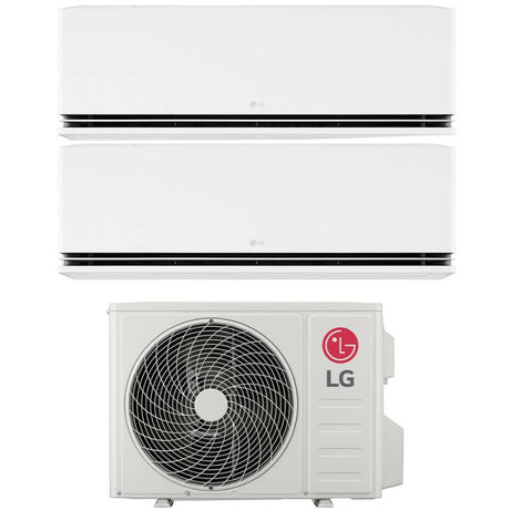 lg climatizzatore condizionatore lg dual split inverter serie dualcool premium 99 con mu2r17 r 32 wi fi integrato 90009000