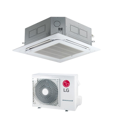 lg condizionatore a cassetta 4 vie lg compact 30000 btu ct30f r 32 wi fi optional con pannello incluso